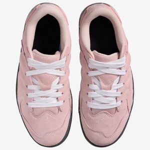 Jordan Session GS 'Atmosphere'. 
Pink kids Suede Lace-Up Sneakers